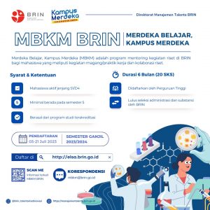 Pembukaan Program MBKM BRIN Semester Ganjil 2023-2024
